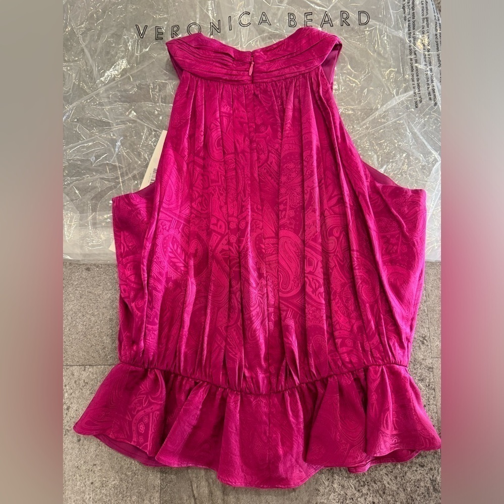 Veronica Beard Kailani Silk Blend Crop Top - Picture 11 of 13